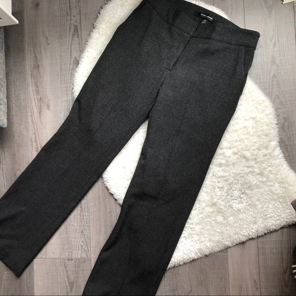 Stretch Grey Straight Leg Trousers Size 5/6 - Picture 3 of 5